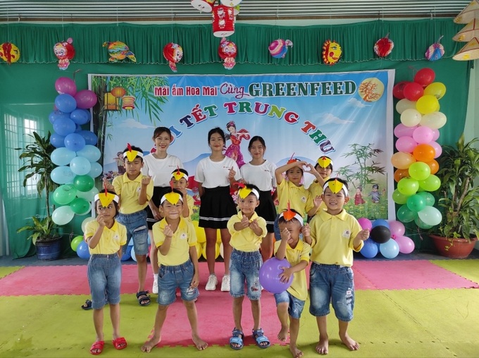 GREENFEED đồng hành cùng mái ấm Hoa Mai, mang Tết Trung thu vẹn tròn niềm vui đến cho các em nhỏ.