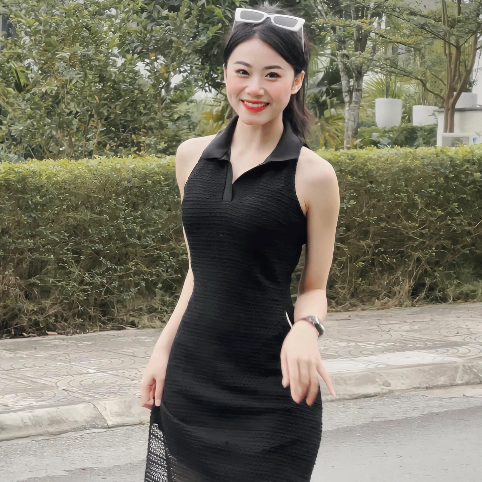 Det sexy utseendet til den hete jenta fra Phu Tho som er lidenskapelig opptatt av fotball - 5 Vẻ ngoài gợi cảm của hot girl Phú Thọ đam mê bóng đá - 5