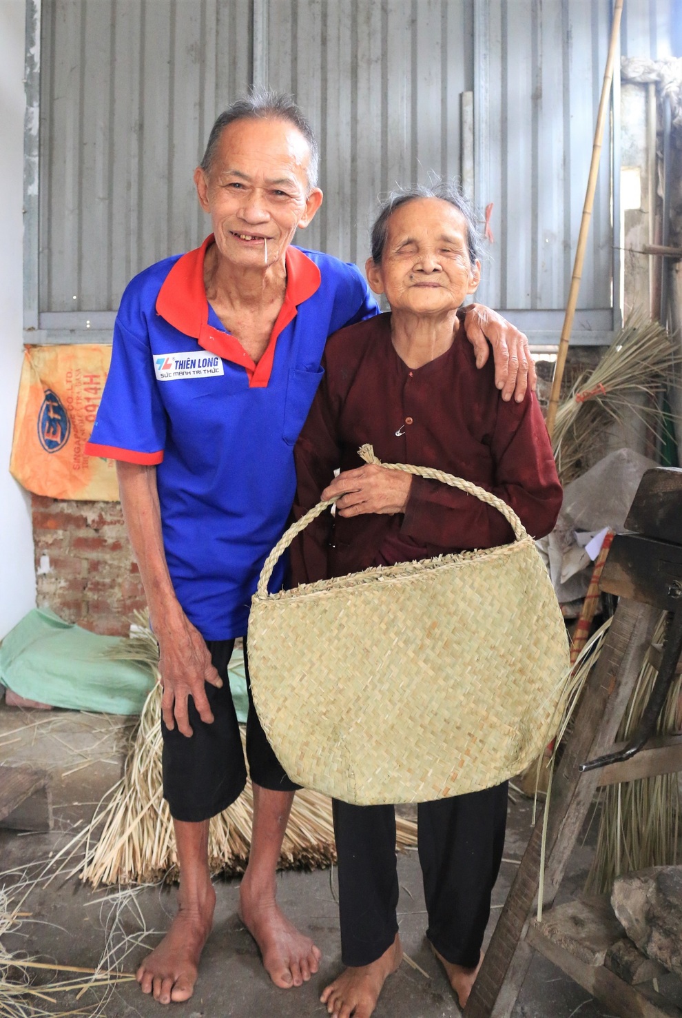 Những cụ già lưu giữ nghề đan bị cói ở Thái Bình, 80 tuổi vẫn chưa về hưu - 7 Những cụ già lưu giữ nghề đan bị cói ở Thái Bình, 80 tuổi vẫn chưa về hưu - 7