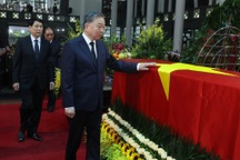 Lễ viếng nguyên Chủ tịch nước Trần Đức Lương