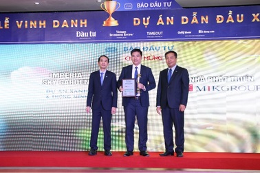 Imperia Sky Garden lọt Top 10 “Dự án xanh và thông minh”