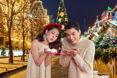 Chi Pu và Quang Đại bắt kịp trào lưu mới “Tin phép màu tạo tuyết rơi”