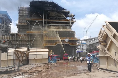 Hỏa hoạn tại Nhiệt điện Duyên Hải 3 mở rộng: Không thiệt hại về người