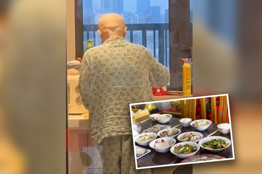 Xúc động người mẹ ung thư ở Trung Quốc nấu bữa cơm cuối cùng cho con trai - 1 Xúc động người mẹ ung thư ở Trung Quốc nấu bữa cơm cuối cùng cho con trai - 1