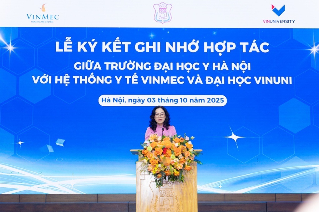 하노이 의대, 빈멕, 빈유니, 세계적 수준의 생태계 구축 위해 협력 - 4 Trường Đại học Y Hà Nội, Vinmec và VinUni hợp tác xây dựng hệ sinh thái theo chuẩn thế giới - 4