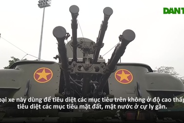 Hàng loạt vũ khí tối tân được Bộ Quốc phòng trưng bày tại Thái Nguyên