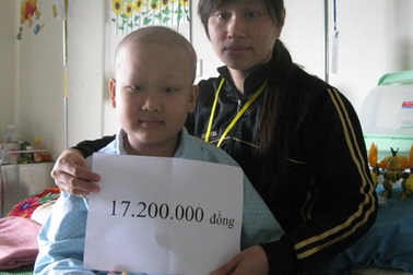Hơn 17 triệu đồng đến với bé Hoàng Mạnh Hùng