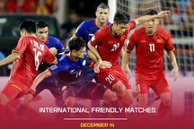 Đội tuyển Việt Nam đá giao hữu với Philippines trước AFF Cup 2022