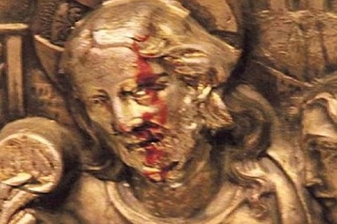 Argentina xôn xao tranh Chúa Giêsu chảy máu