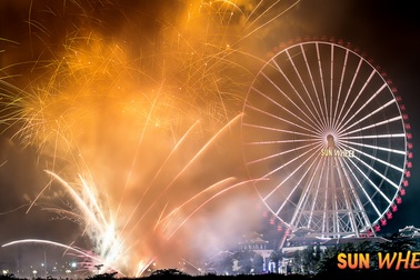 Đà Nẵng rực rỡ trong đêm khai trương "Vòng quay Mặt Trời - Sun Wheel"