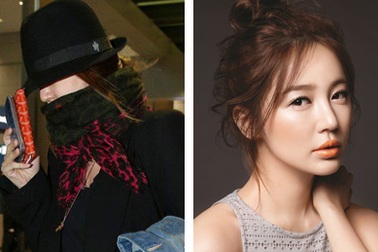 Yoon Eun Hye bịt kín mặt khi rời Việt Nam về Hàn Quốc 