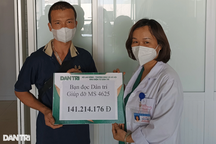 Cậu bé bị xe bán tải tông được bạn đọc Dân trí giúp đỡ hơn 141 triệu đồng