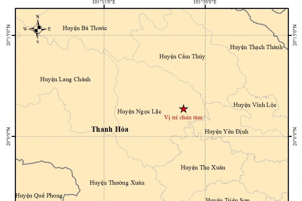 Hình ảnh ghi nhận rung lắc do động đất 4,1 độ tại Thanh Hóa - 1 Hình ảnh ghi nhận rung lắc do động đất 4,1 độ tại Thanh Hóa - 1