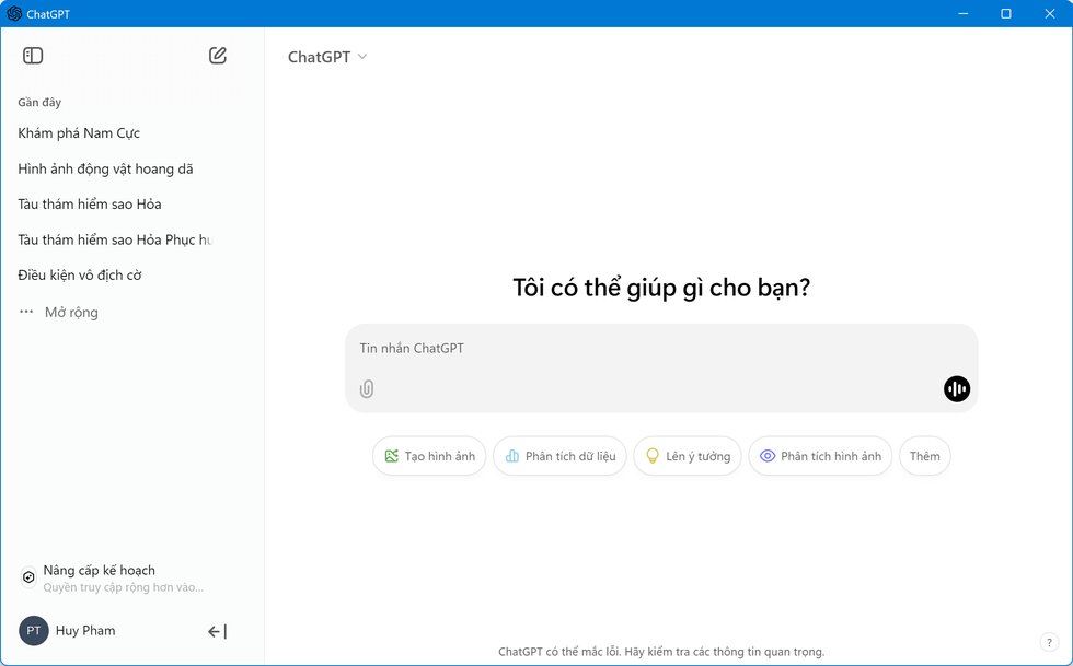 Hướng dẫn cài đặt và sử dụng ChatGPT trên máy tính chạy Windows - 1 Hướng dẫn cài đặt và sử dụng ChatGPT trên máy tính chạy Windows - 1