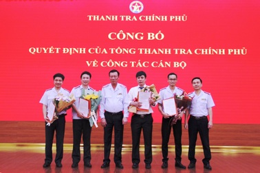 Thanh tra Chính phủ bổ nhiệm nhiều cán bộ