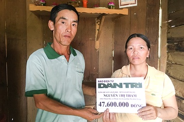 Hơn 47 triệu đồng đến người đàn bà nhặt rác nuôi cháu bại não