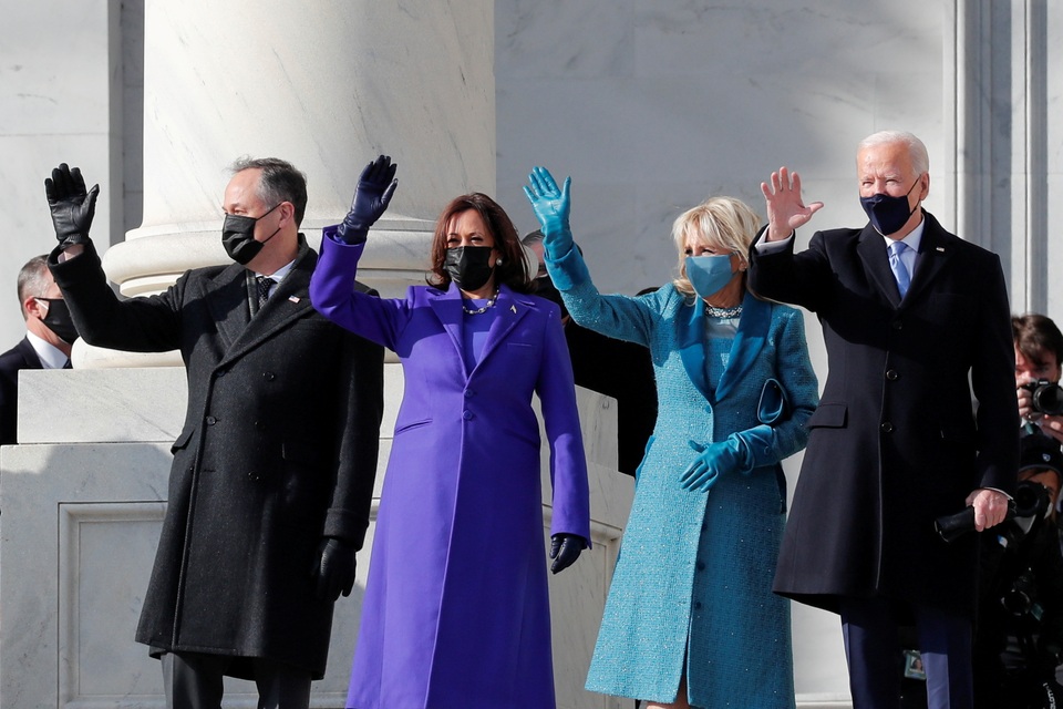 Những hình ảnh ấn tượng trong lễ nhậm chức của ông Biden - 7 Những hình ảnh ấn tượng trong lễ nhậm chức của ông Biden - 7