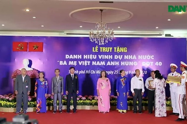 TPHCM truy tặng 41 danh hiệu Bà mẹ Việt Nam anh hùng.