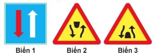 Biển nào báo hiệu "Đường đôi"?