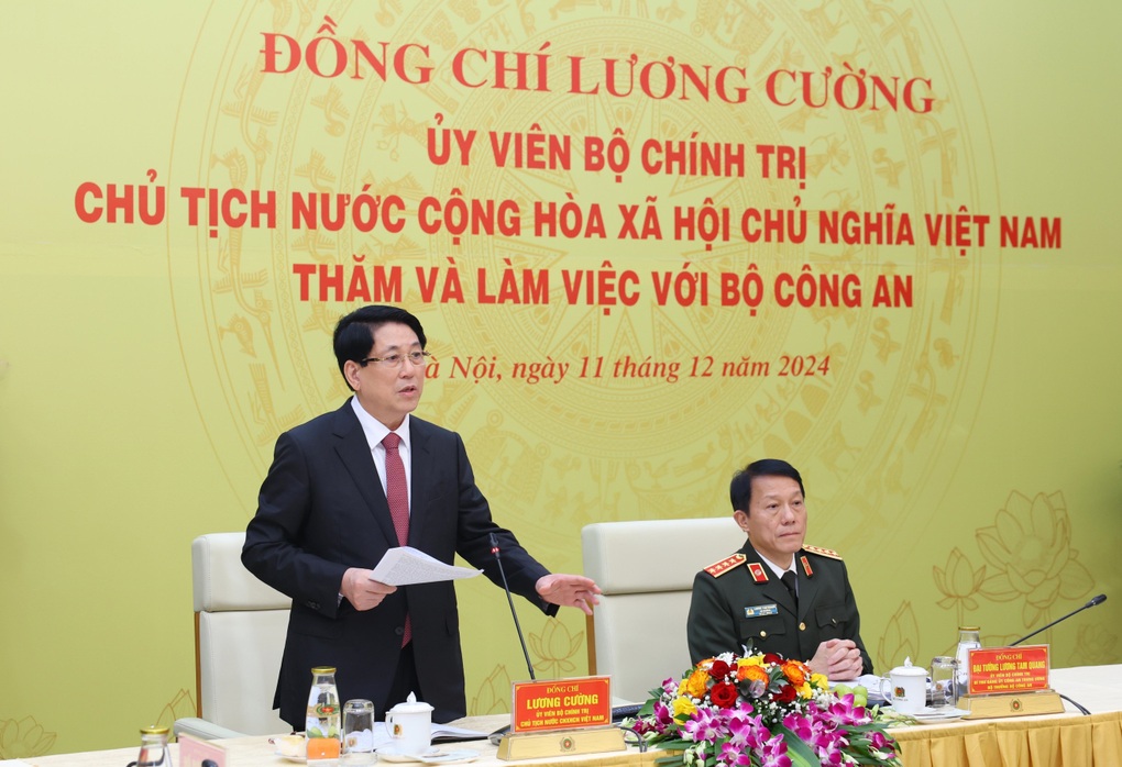 Chủ tịch nước: Xây dựng lực lượng công an vững mạnh, tinh nhuệ, hiện đại - 1