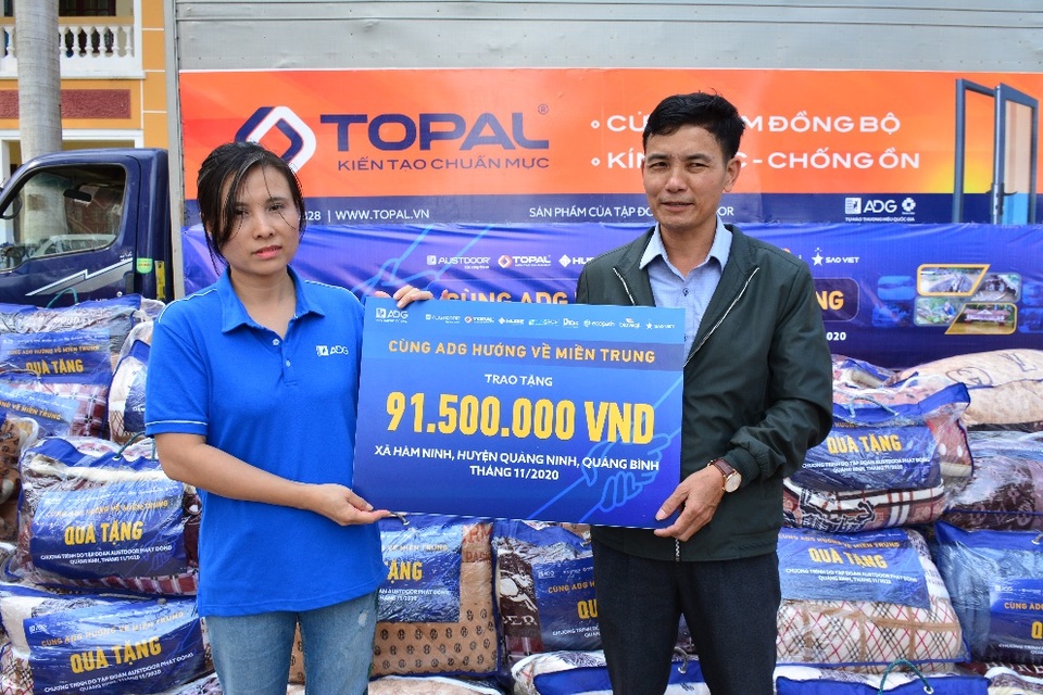 Tập đoàn Austdoor chung tay hỗ trợ cho người dân Quảng Bình - 2 Tập đoàn Austdoor chung tay hỗ trợ cho người dân Quảng Bình - 2