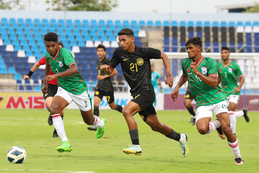 U23 Malaysia thắng dễ Bangladesh tại vòng loại giải châu Á