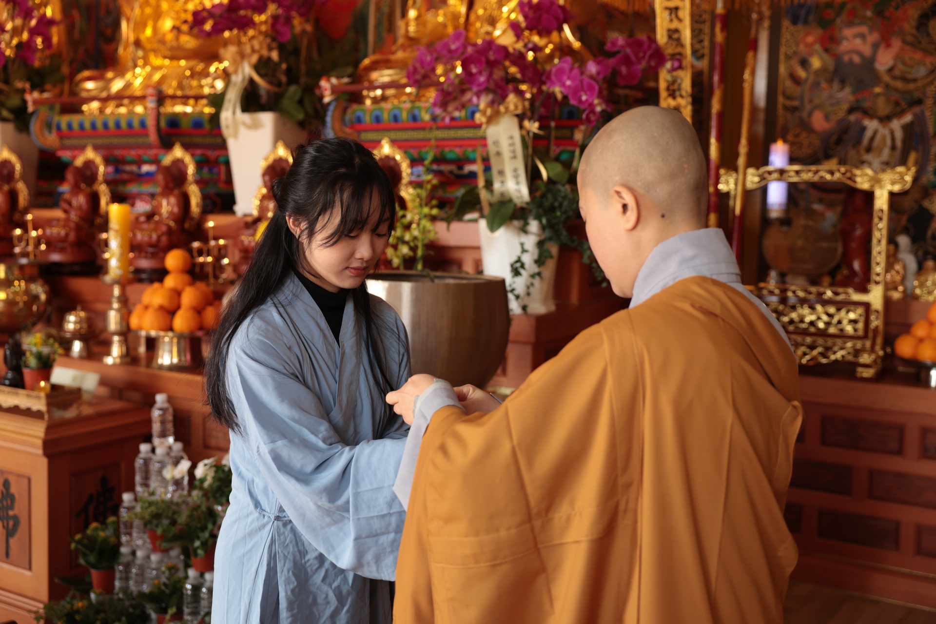 Đầu năm tới ngôi chùa thuần Việt trên đất Hàn Quốc cầu an - 8 Đầu năm tới ngôi chùa thuần Việt trên đất Hàn Quốc cầu an - 8