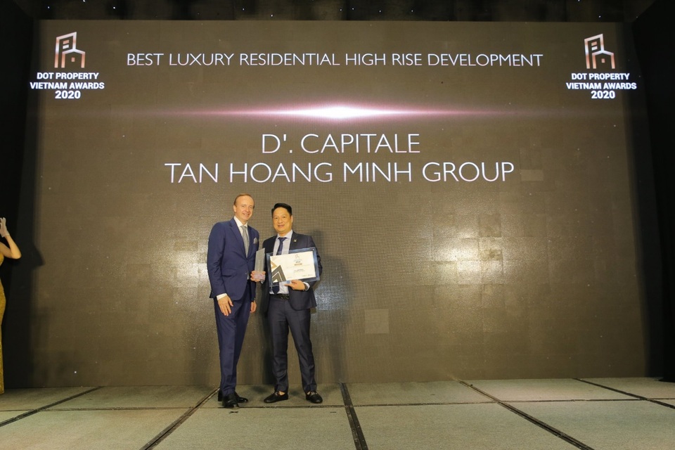 Tân Hoàng Minh lập cú hattrick giải thưởng lớn tại Dot Property Vietnam Awards 2020 - 4 Tân Hoàng Minh lập cú hattrick giải thưởng lớn tại Dot Property Vietnam Awards 2020 - 4