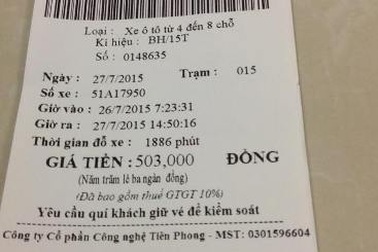 Choáng váng với giá giữ xe hơn nửa triệu đồng tại sân bay Tân Sơn Nhất