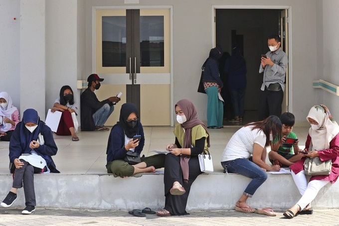 Đến nay, Indonesia ghi nhận tổng cộng trên 4,24 triệu người mắc COVID-19.(Ảnh: AP)