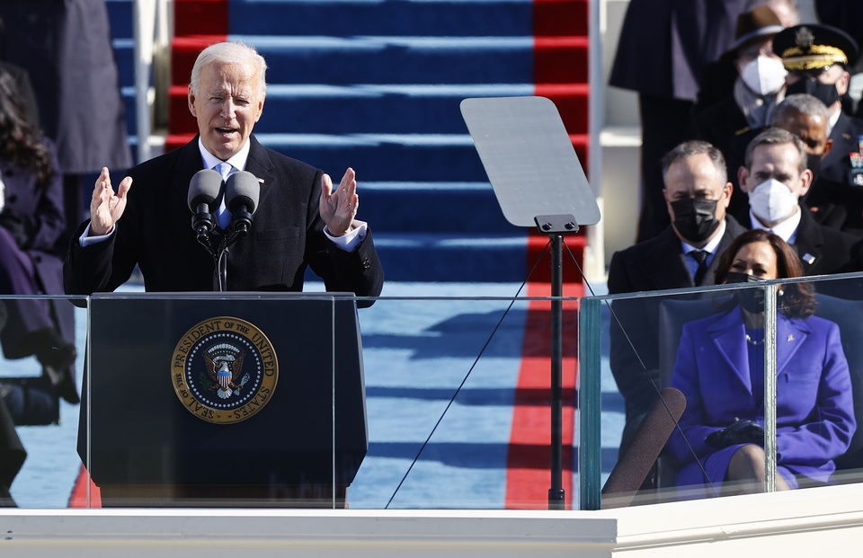 Những hình ảnh ấn tượng trong lễ nhậm chức của ông Biden - 23 Những hình ảnh ấn tượng trong lễ nhậm chức của ông Biden - 23