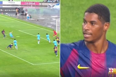 Rashford ghi bàn đầu tiên, Barcelona đại thắng 5 bàn