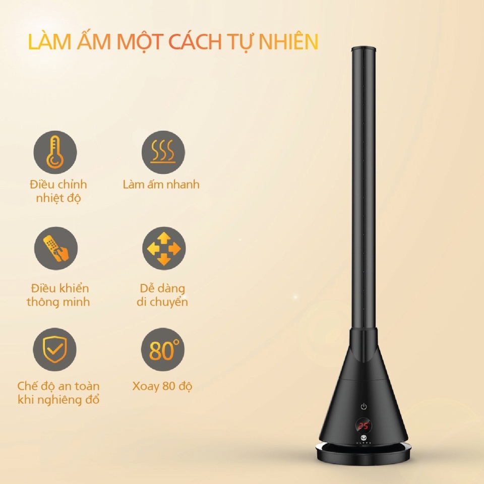 Quạt tháp sưởi ấm và làm mát Ultty - Sản phẩm cho mùa đông rét kỷ lục - 2 Quạt tháp sưởi ấm và làm mát Ultty - Sản phẩm cho mùa đông rét kỷ lục - 2