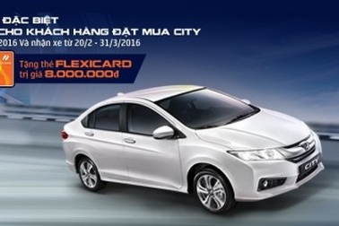 Honda Việt Nam tri ân đặc biệt khách hàng mua xe City 2016