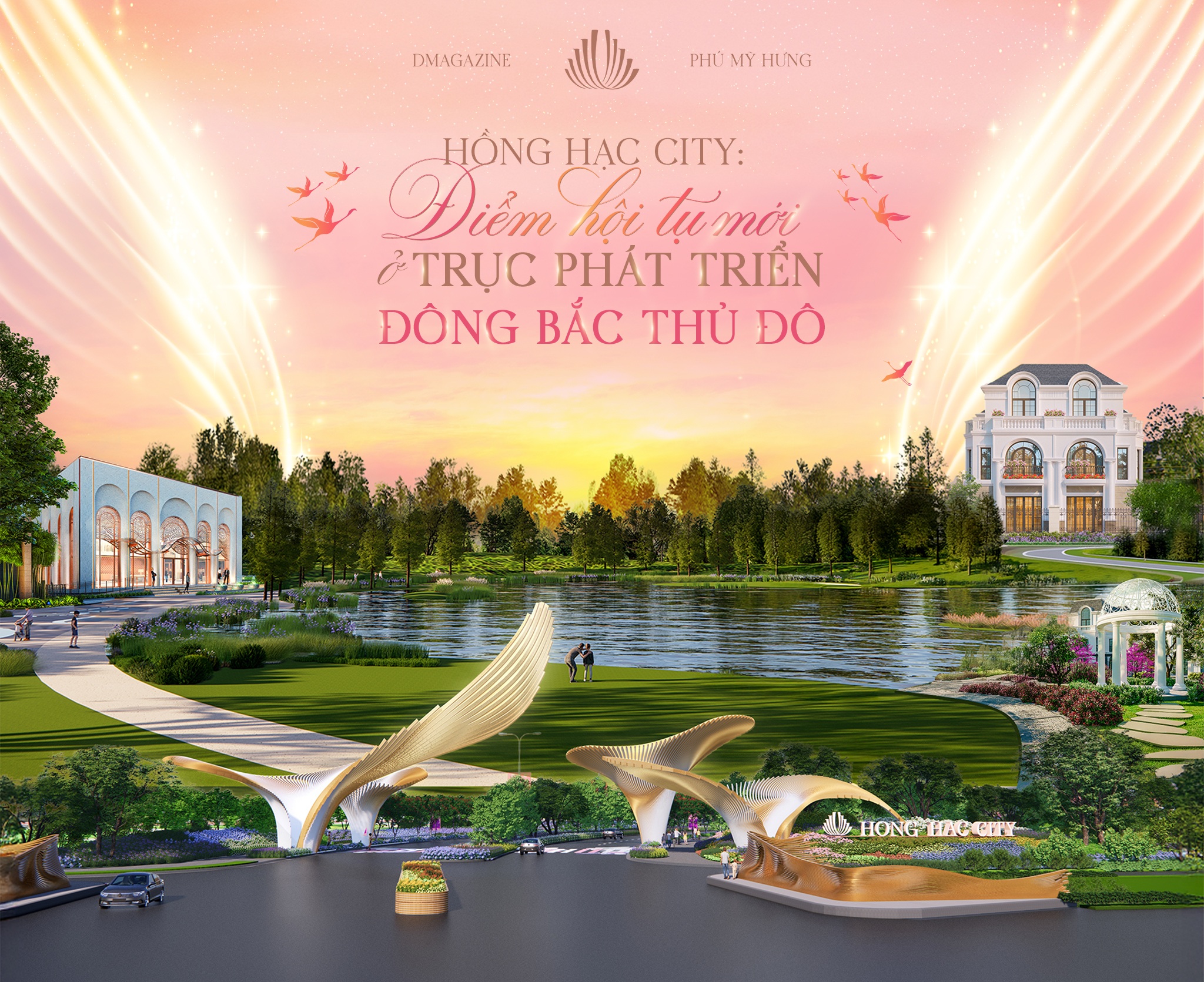 Hồng Hạc City: Điểm hội tụ mới ở trục phát triển Đông Bắc Thủ đô