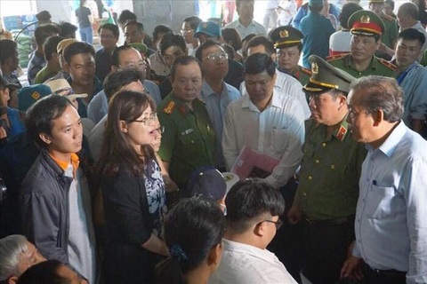 Vụ cháy chung cư Carina: Hơn 400 cư dân  "cầu cứu" Phó Thủ tướng Trương Hoà Bình