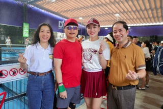 Phương Oanh - Shark Bình đấu "máu lửa", gây sốt ở giải pickleball Dân trí - 2