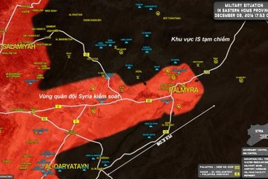 Quân Syria chiếm Aleppo, IS tái tấn công ở Palmyra