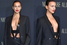 Siêu mẫu Irina Shayk mặc áo xẻ gợi cảm tái ngộ "tình cũ"