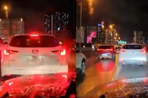 Xác minh tài xế xe Mazda quyết không nhường đường xe ưu tiên