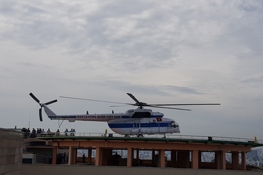 Sân bay trực thăng cấp cứu đầu tiên chính thức vận hành