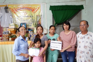 Bạn đọc Dân trí giúp đỡ bé gái 6 tuổi ung thư máu hơn 54 triệu đồng