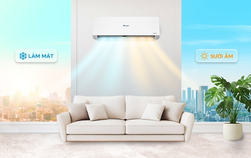 Điều hòa 2 chiều Casper QH-18IU36A giá siêu rẻ, lại rất tiết kiệm điện