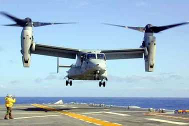 Nhật, Mỹ lần đầu sử dụng máy bay "chim ưng biển" Osprey trong tập trận chung