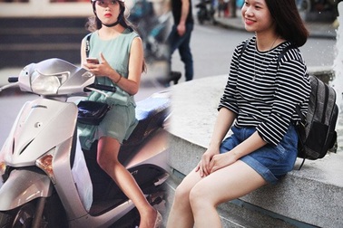 Đầu đông, giới trẻ HN vẫn mặc “mát mẻ” vì nắng nóng
