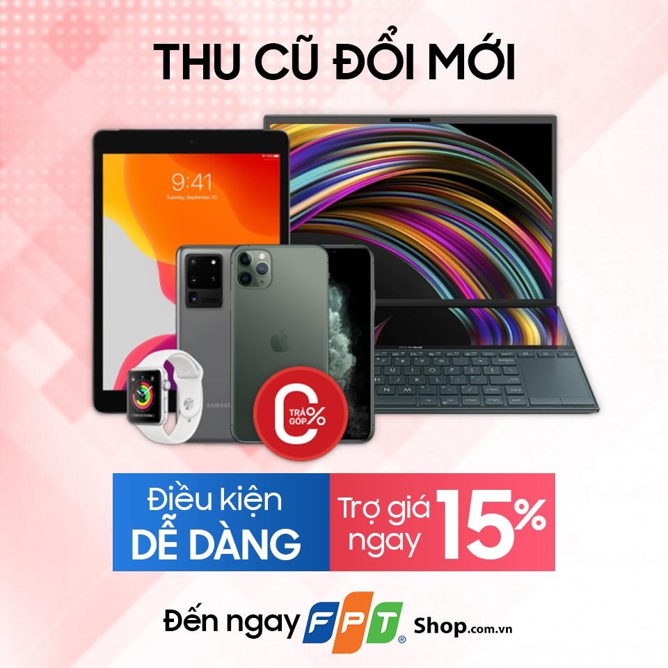 Đổi smartphone cũ lấy iPhone chính hãng, FPT Shop trợ giá đến 15% - 1 Đổi smartphone cũ lấy iPhone chính hãng, FPT Shop trợ giá đến 15% - 1