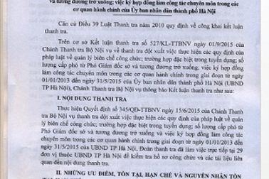Ít có sai phạm trong tuyển dụng công chức ở Hà Nội?