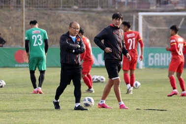 U23 Việt Nam làm quen với thời tiết lạnh ở Kyrgyzstan, chờ đấu Myanmar