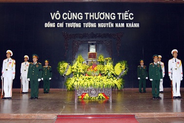 Tổ chức trọng thể lễ tang Thượng tướng Nguyễn Nam Khánh