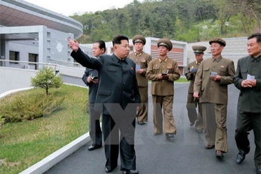 Nhà lãnh đạo Triều Tiên Kim Jong-un thị sát đơn vị quân đội
